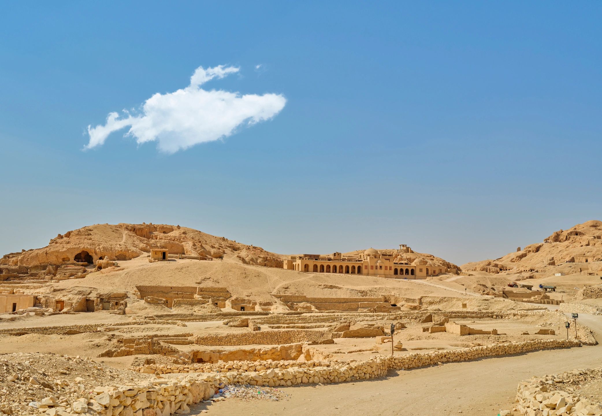 Valley of the Kings desert landscape near Luxor